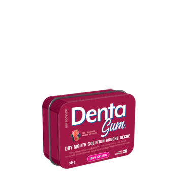 Denta Gum saveur de fruits - 30 g - 20 gommes, pot métal