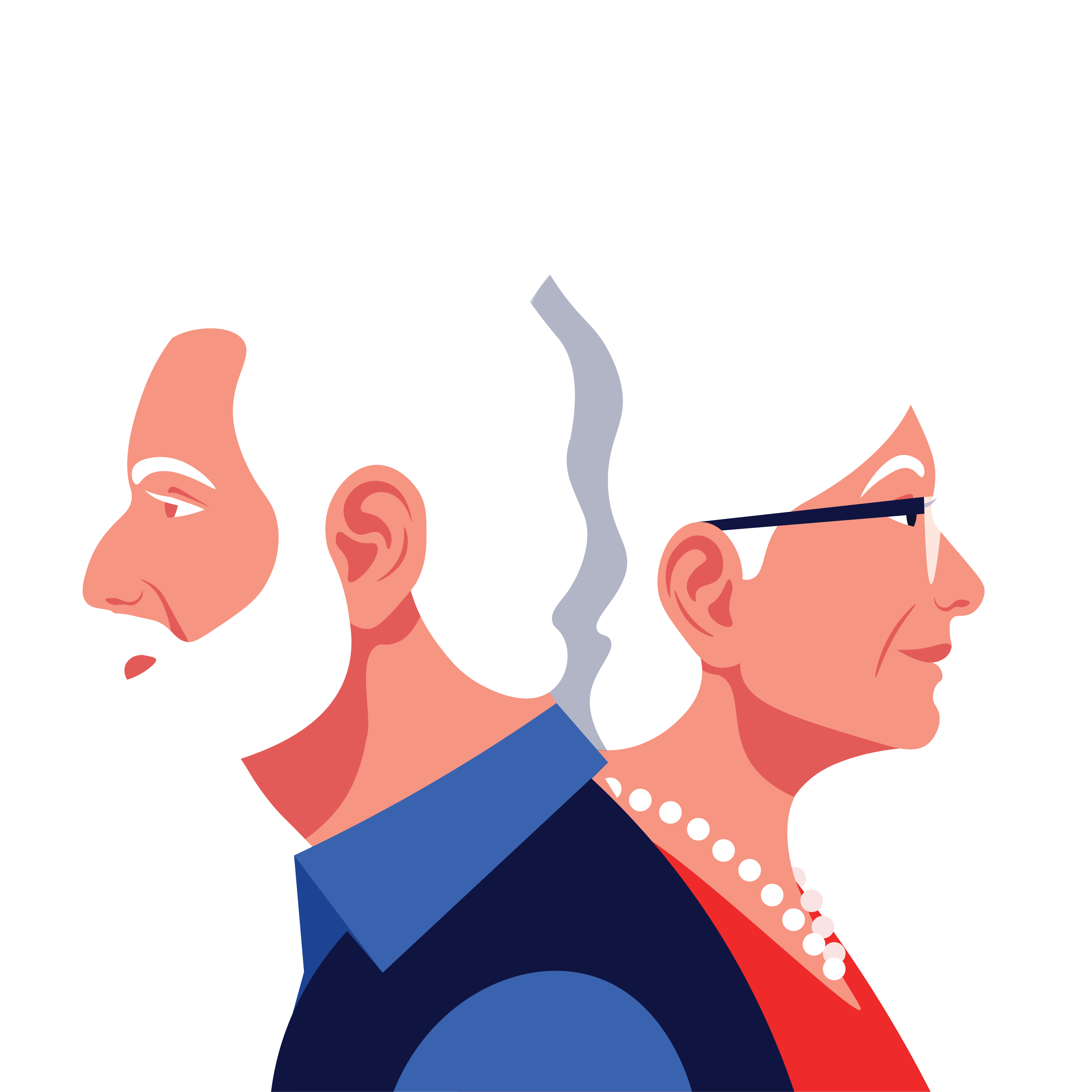 Illustration personnes âgés