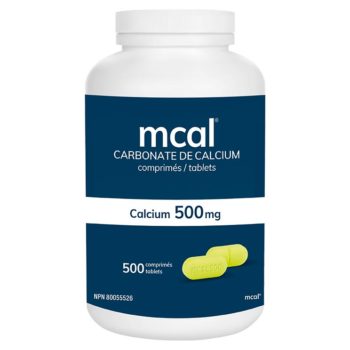 Pot mcal carbonate de calcium 500 mg. formats 500 comprimés