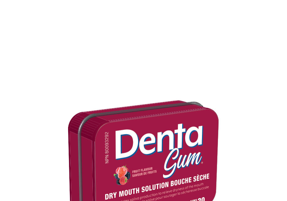 Denta Gum saveur de fruits - 30 g - 20 gommes, pot métal